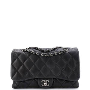 Chanel Jumbo 3 Flap Bag Quilted Lambskin
